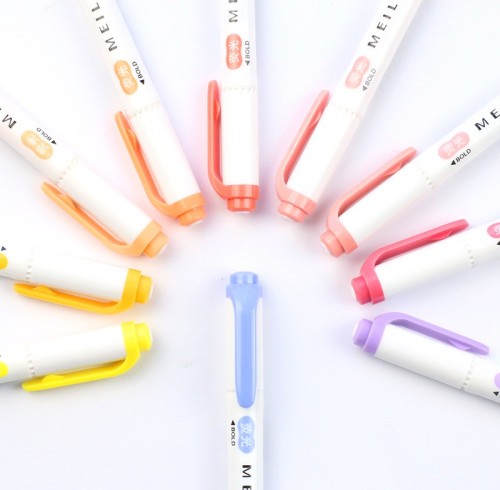 Stylo fluorescent à deux têtes Chotune
